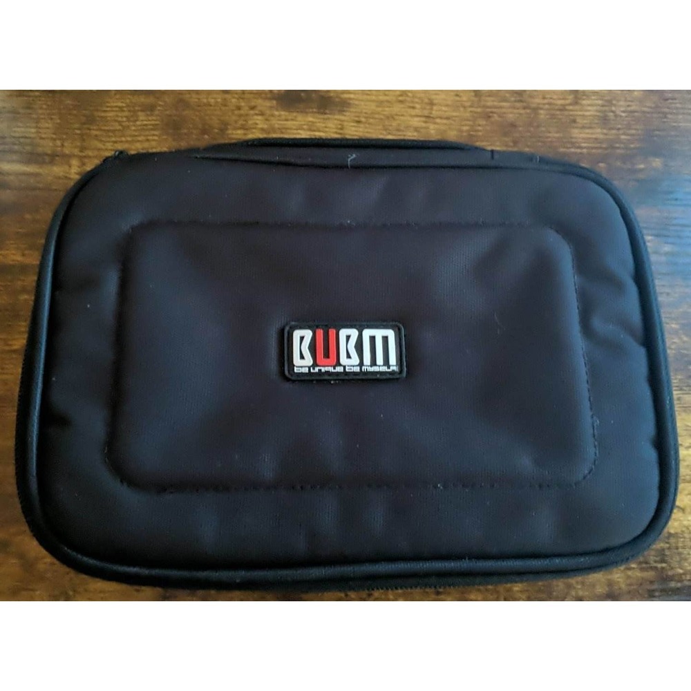 BUBM Game Electronics Traveling Carry Case with Zippered Compartment 9" x 6"